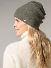 Close to my heart Lucy merino cashmere Hat Hat Army