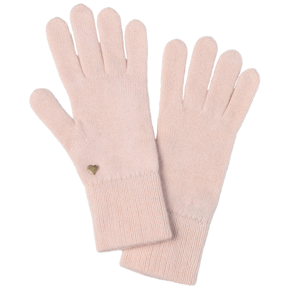 Close to my heart Lulu cashmere gloves Glove knitted Pale Pink