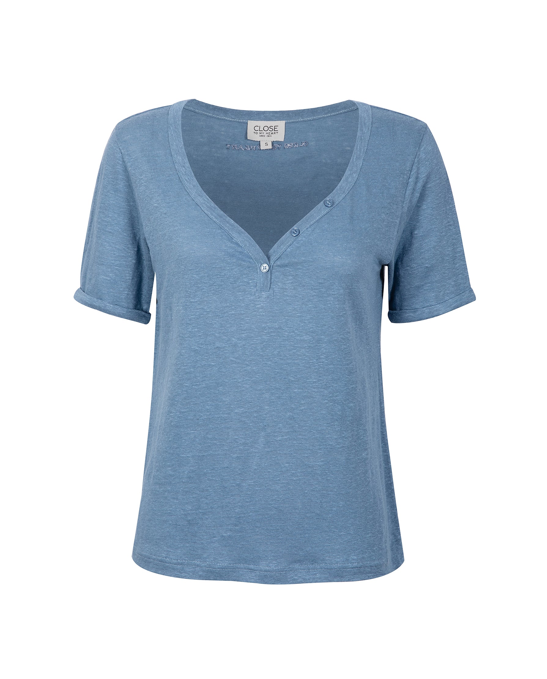 Close to my heart Lulu lin t-shirt T-shirt Washed Blue