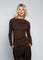 Close to my heart Lumi langermet ull genser Top Chocolate