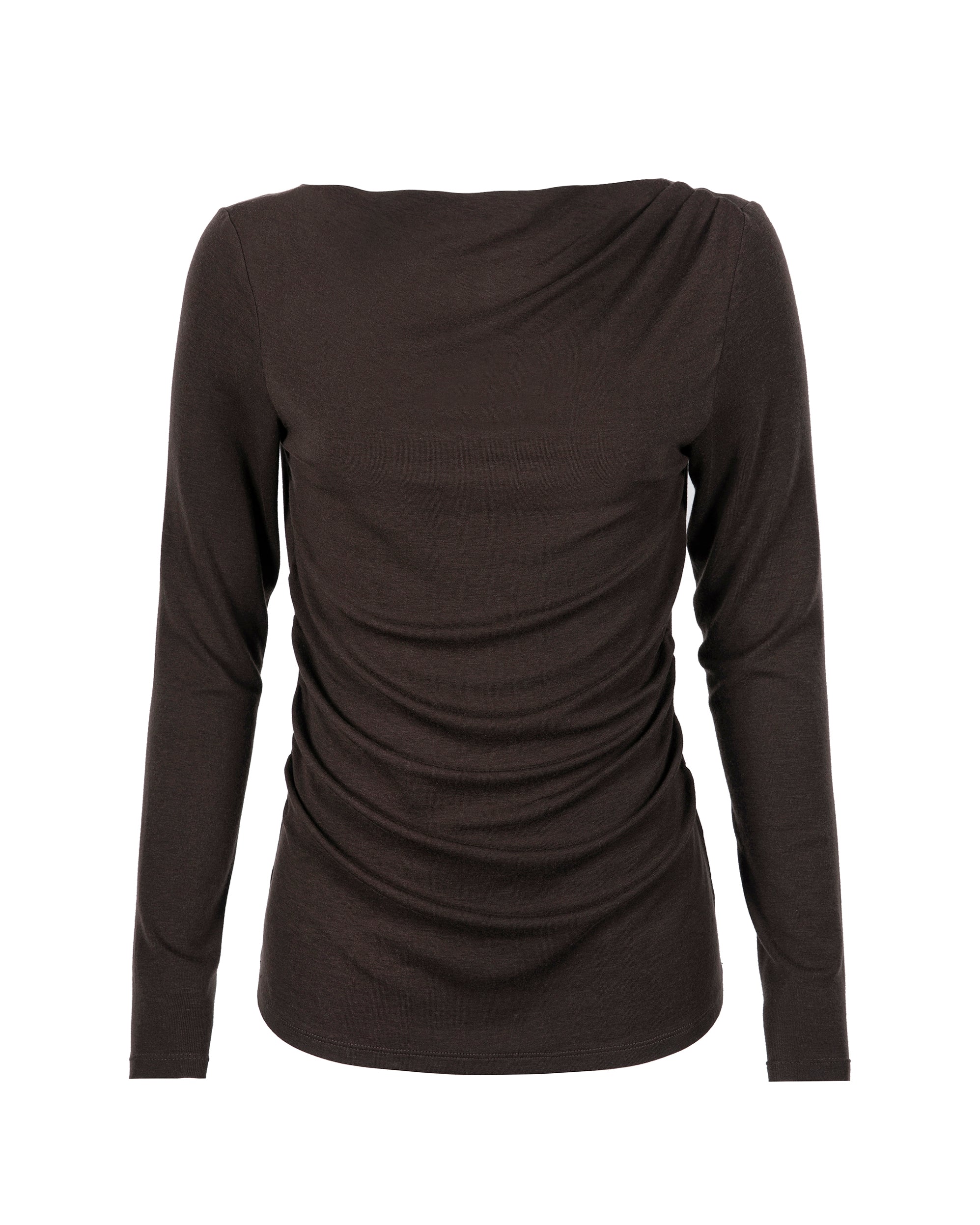 Close to my heart Lumi langermet ull genser Top Chocolate