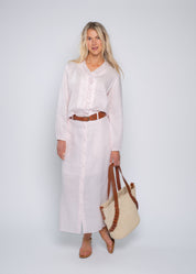 Close to my heart Lydia midi lin skjørt Skirt woven