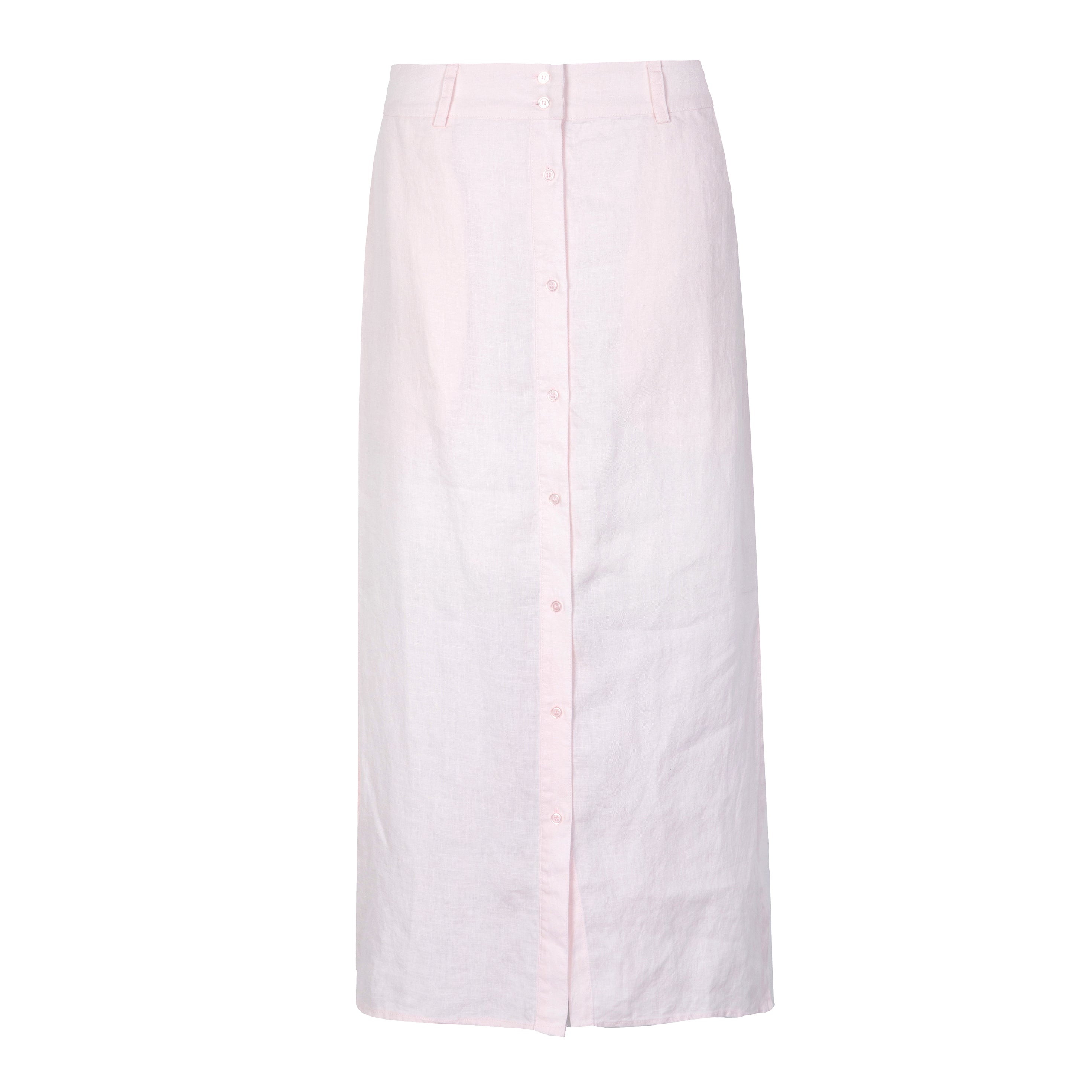 Close to my heart Lydia midi lin skjørt Skirt woven Barely Pink