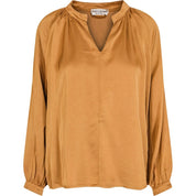 Close to my heart Lydia viscose blouse Blouse Cognac