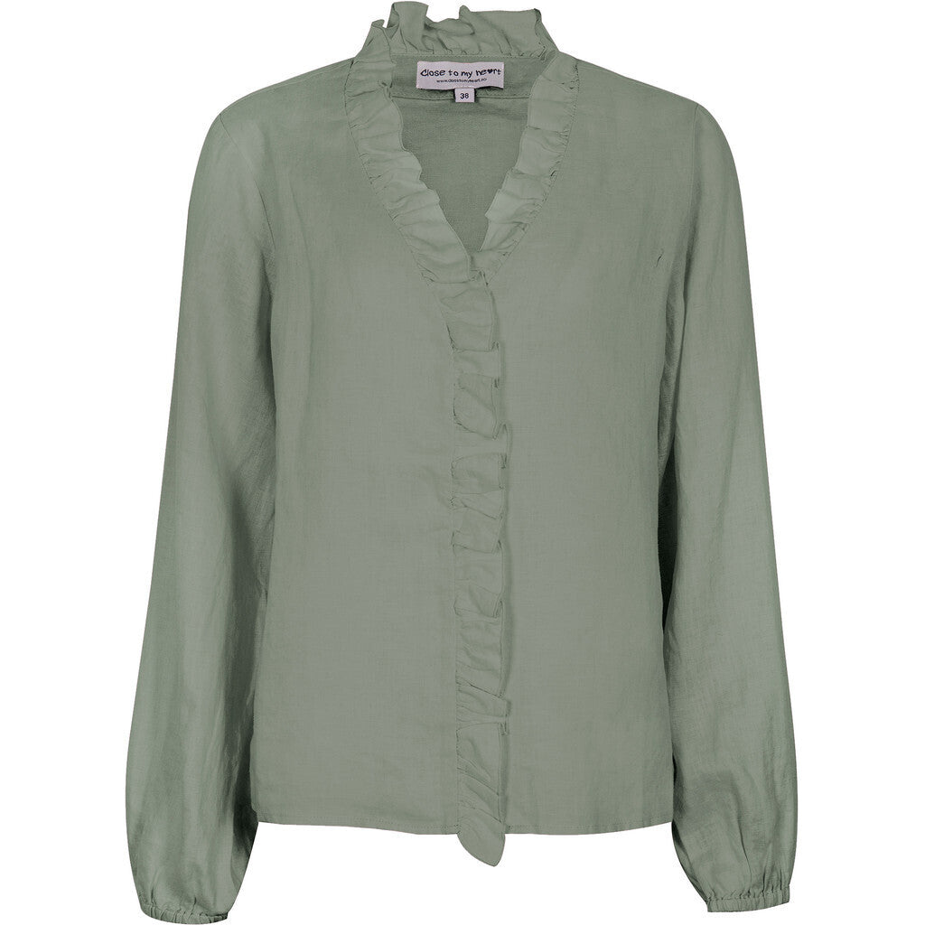 Close to my heart Lynnie Blouse Blouse Aloe Vera