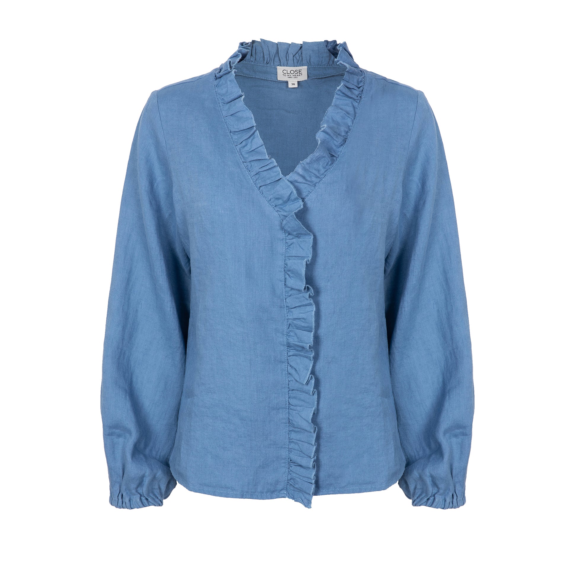 Close to my heart Lynnie blouse Blouse Washed Blue