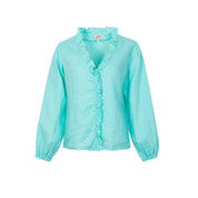 Close to my heart Lynnie linbluse dame Blouse Aqua