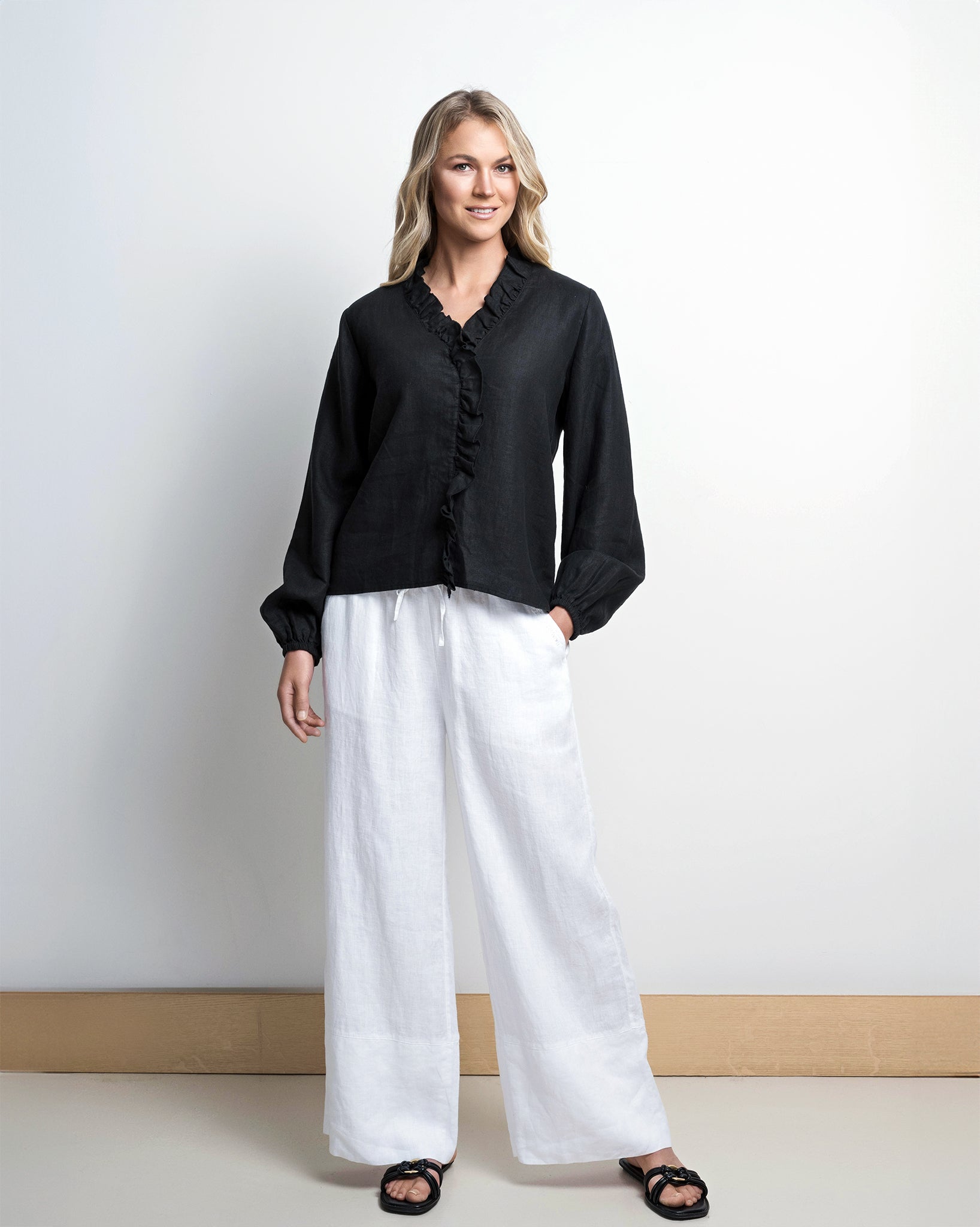 Close to my heart Lynnie linbluse dame Blouse Black