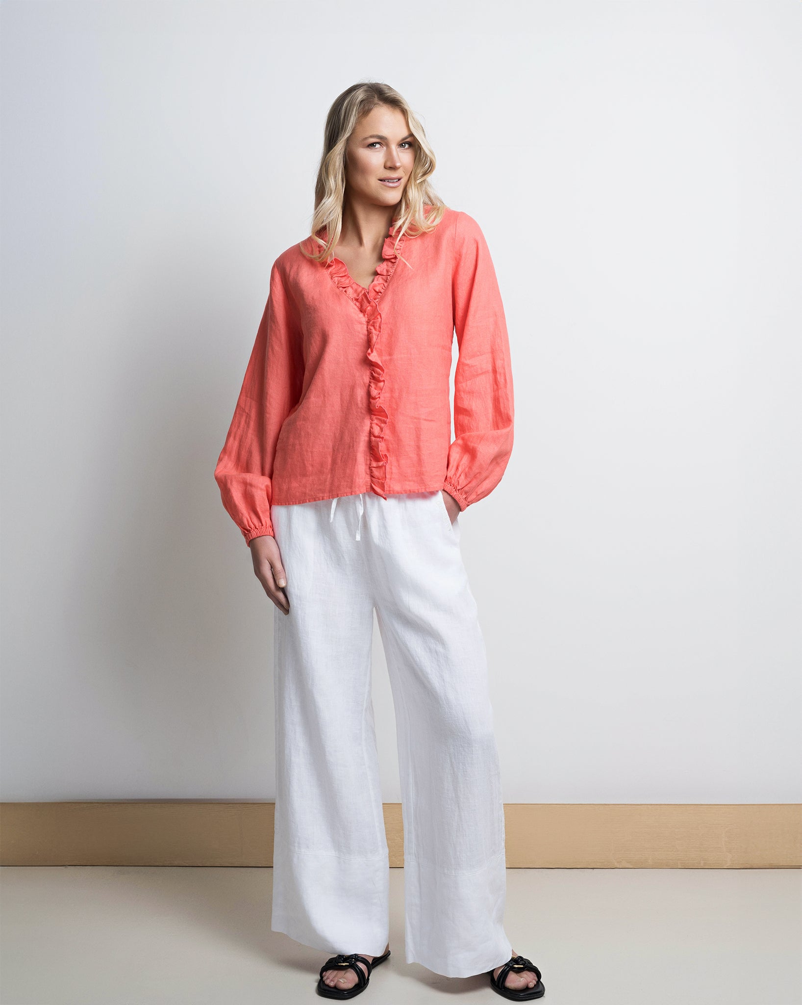 Close to my heart Lynnie linbluse dame Blouse Coral