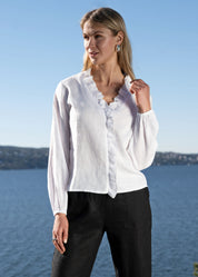 Close to my heart Lynnie linbluse dame Blouse White
