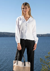 Close to my heart Lynnie linbluse dame Blouse White