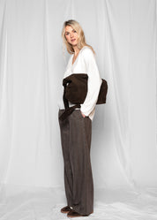 Close to my heart Mabel bukse Pant Black Check