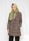 Close to my heart Madison rutet ull kåpe Coat Brown Check
