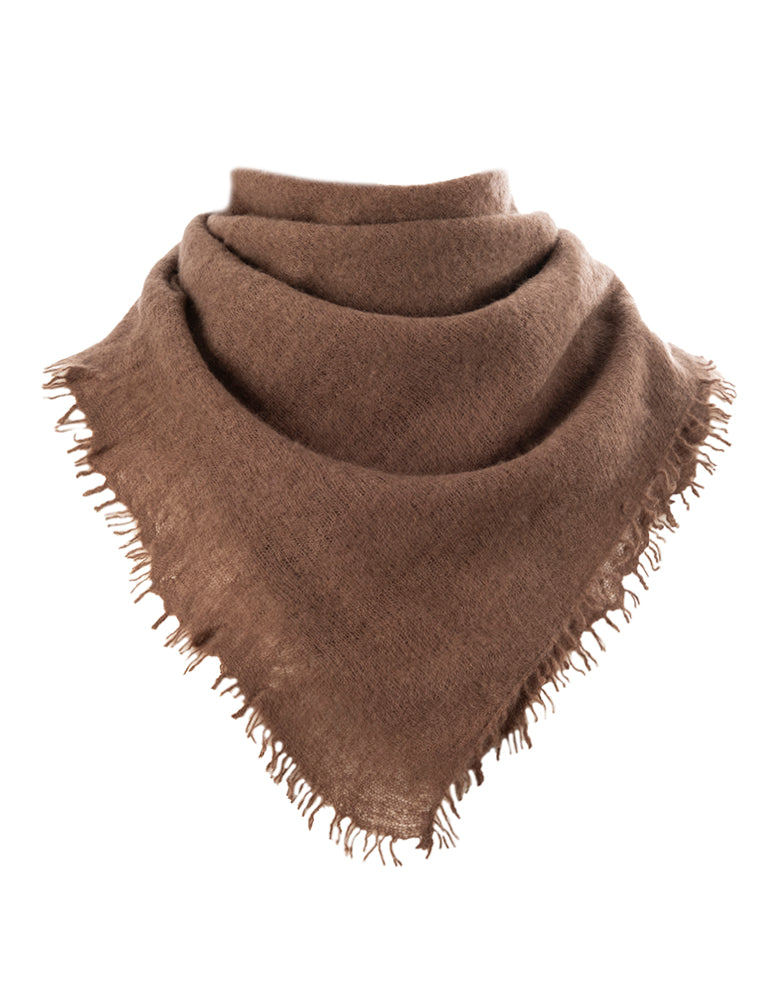 Close to my heart Maya kasjmir skjerf 70x70 cm Scarf Cocoa