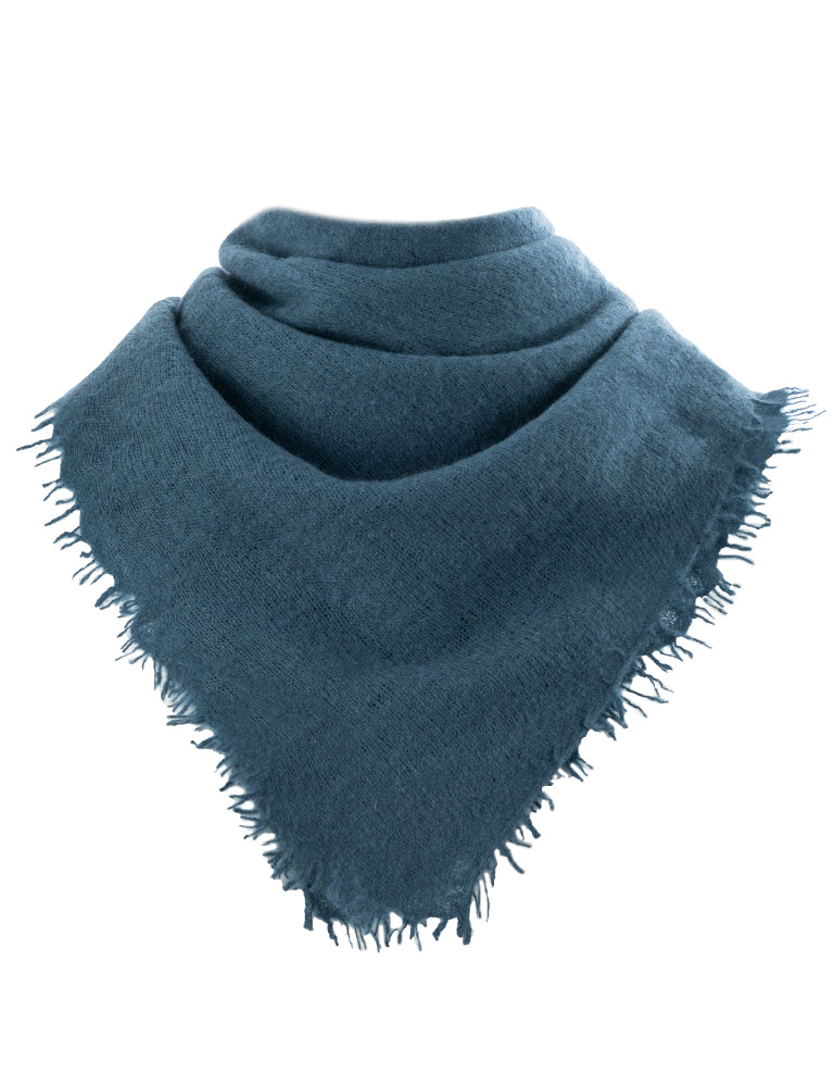 Close to my heart Maya kasjmir skjerf 70x70 cm Scarf Stone Blue