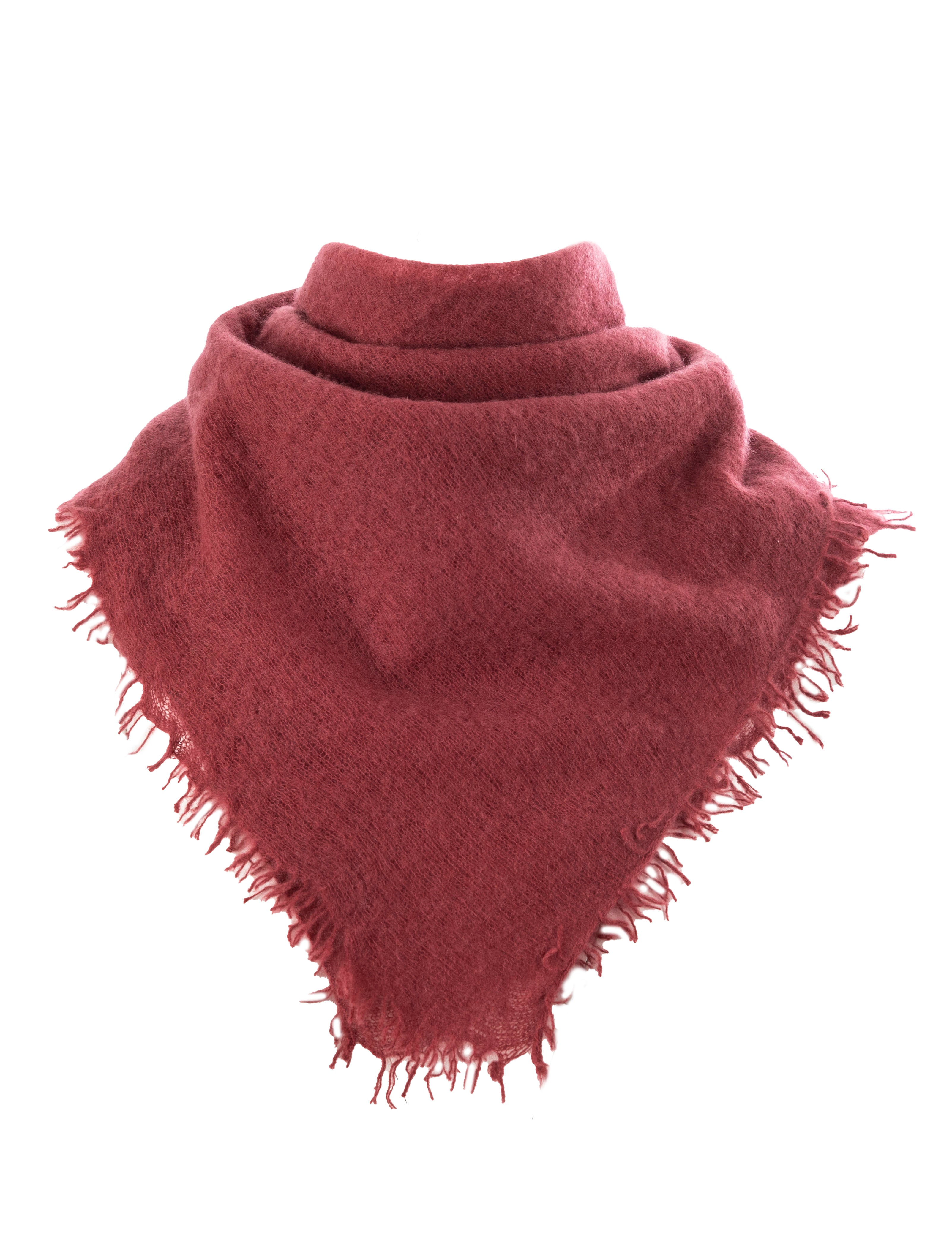 Close to my heart Maya kasjmir skjerf 70x70 cm Scarf Tibetan Red