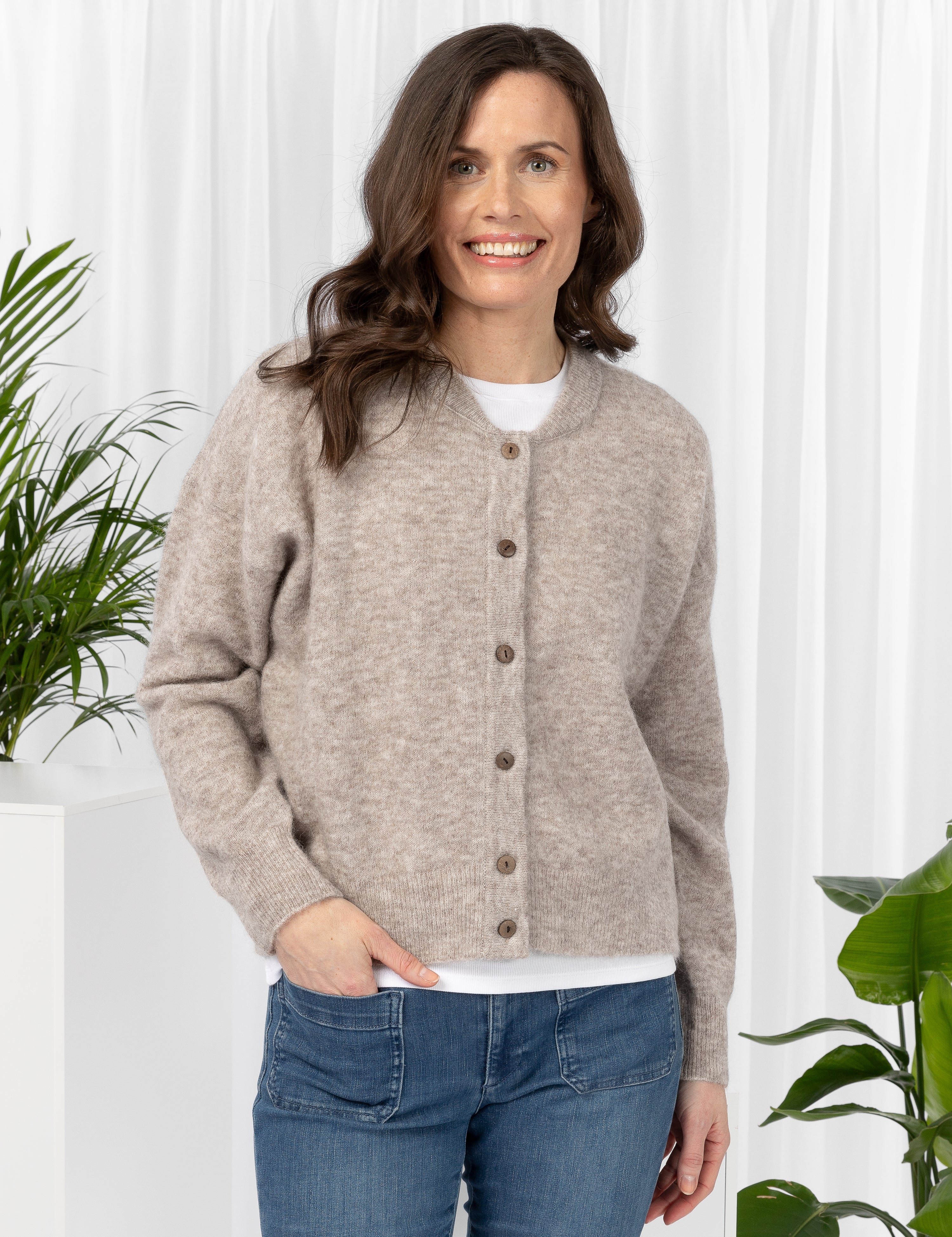 Close to my heart Mia Cardigan Cardigan Fudge