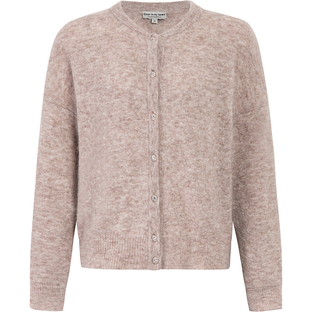 Close to my heart Mia Mohair Cardigan Cardigan Fudge