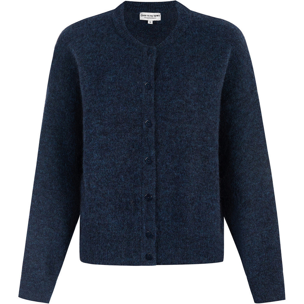 Close to my heart Mia Mohair Cardigan Cardigan Indigo