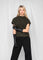 Close to my heart Nemi mohair vest waistcoat Army