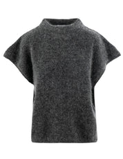 Close to my heart Nemi mohair vest waistcoat Charcoal