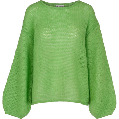 Close to my heart New Ally kid mohair sweater Sweater knitted Bud Green