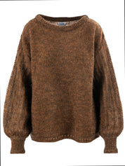 Close to my heart Nikita kid mohair genser Sweater knitted Ginger