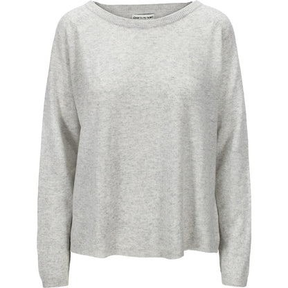 Close to my heart Nola merino cashmere sweater Sweater knitted White Grey