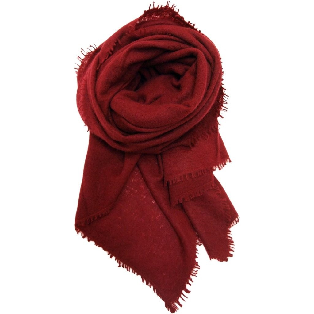 Close to my heart Pemba Cashmere Scarf Scarf Burgundy