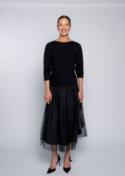 Close to my heart Penelope tyll skjørt Skirt Black