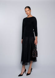 Close to my heart Penelope tyll skjørt Skirt Black