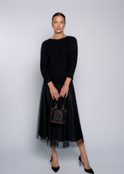 Close to my heart Penelope tyll skjørt Skirt Black
