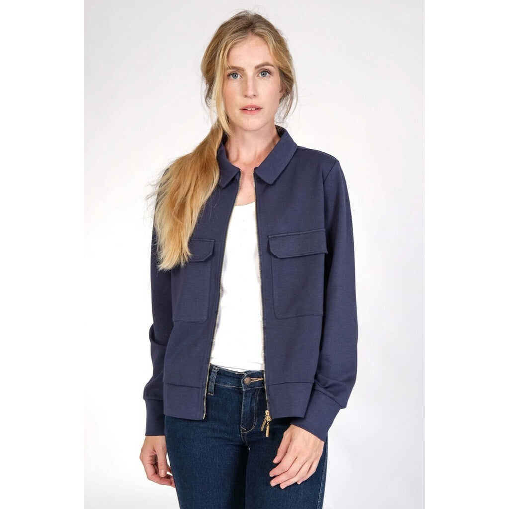 Close to my heart Phoebe jersey jacket Jackets Navy