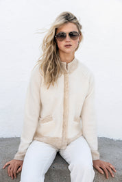 Close to my heart Quinn cardigan  Cream/Sand