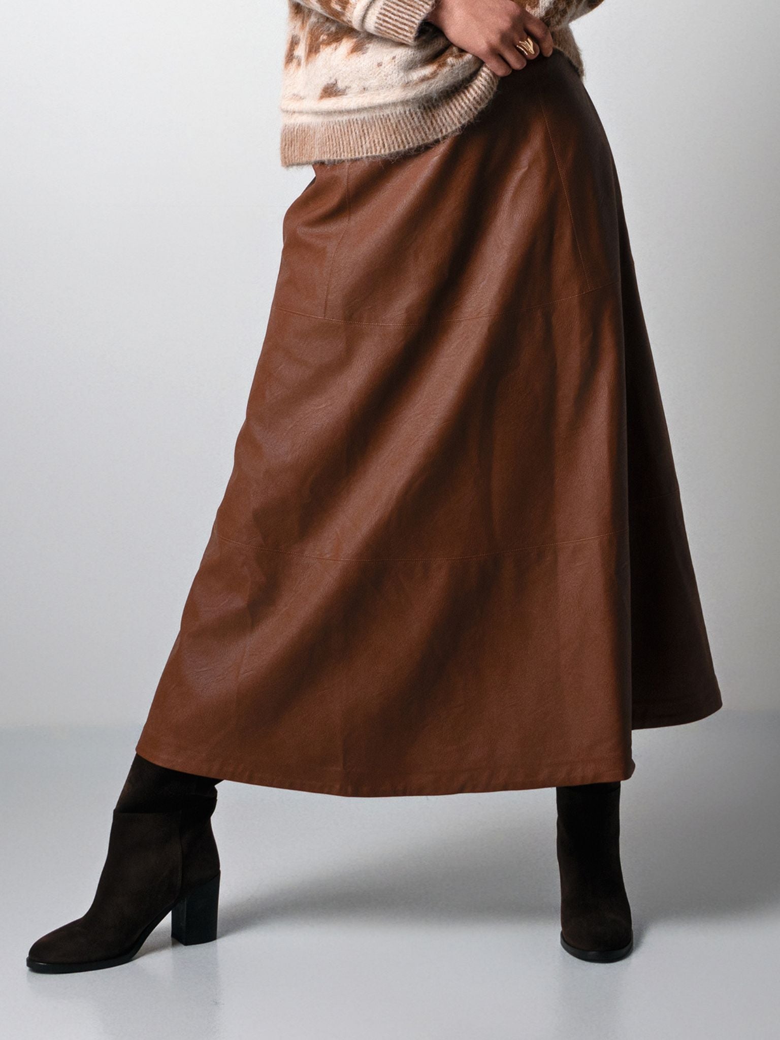 Close to my heart Rachel Vegan skirt Skirt Brown