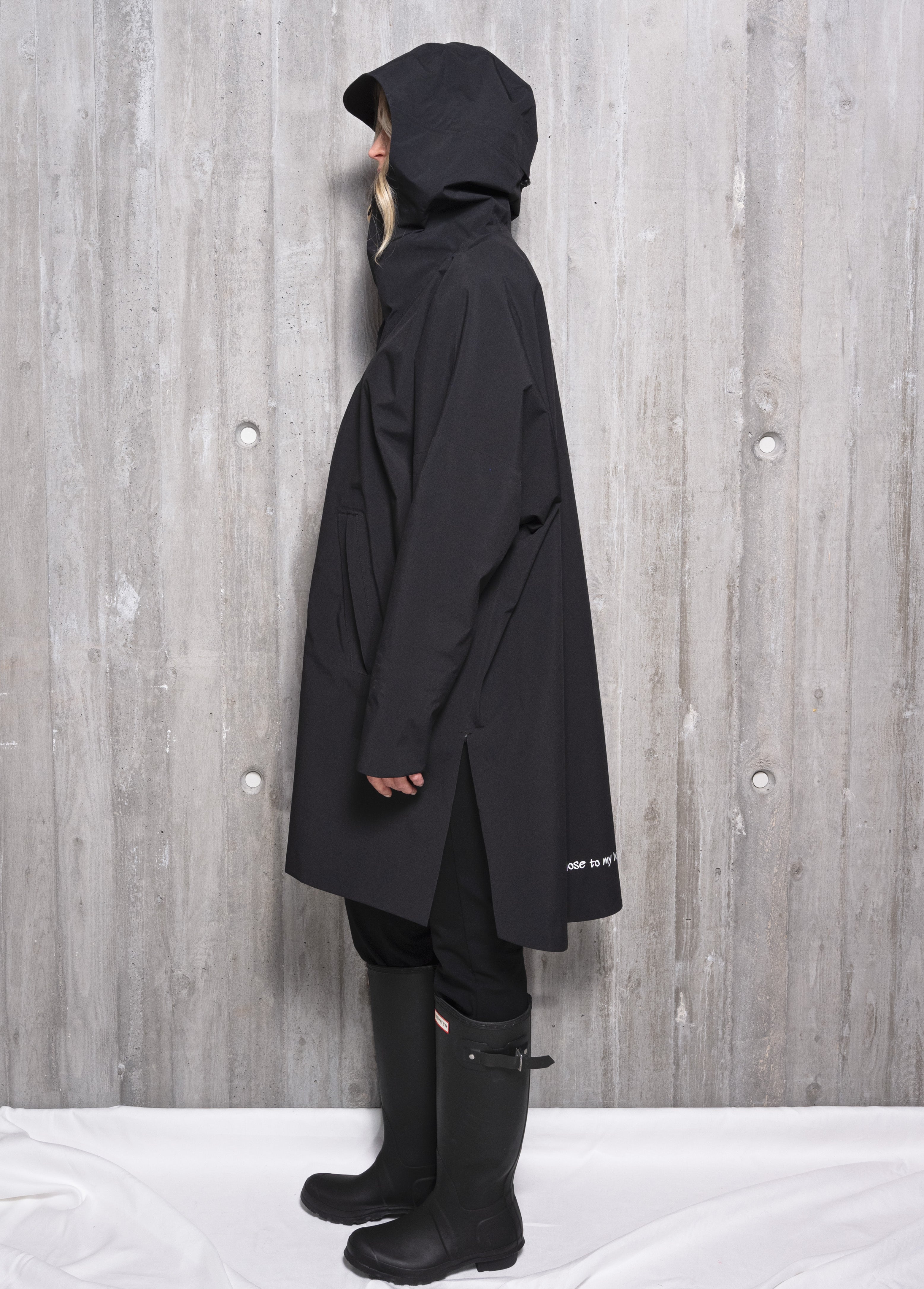 Close to my heart Rain poncho Poncho Black