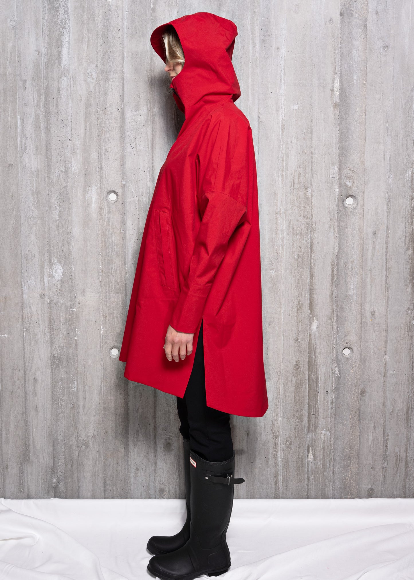 Close to my heart Rain poncho Poncho Carmine Red