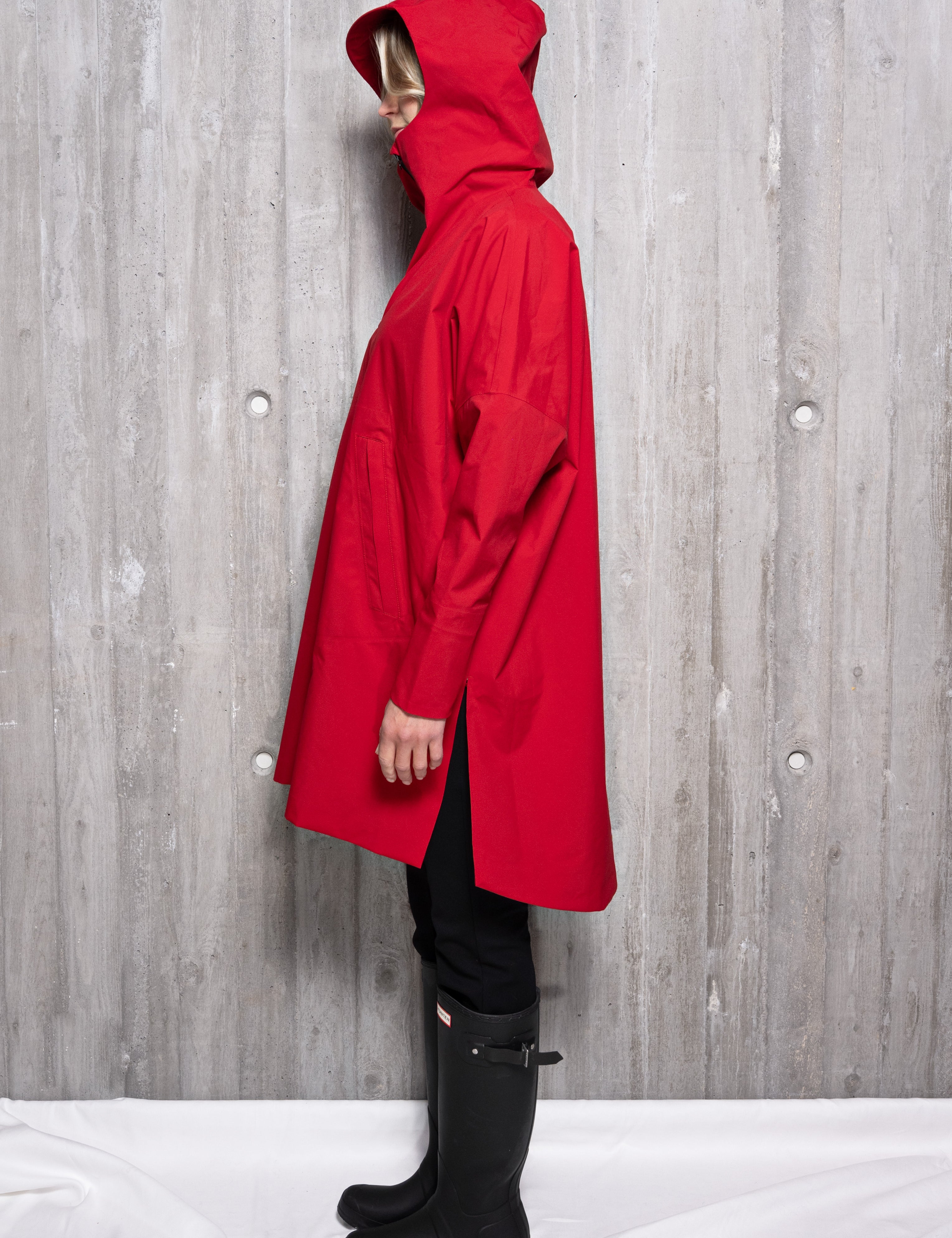 Close to my heart Rain poncho Poncho Carmine Red