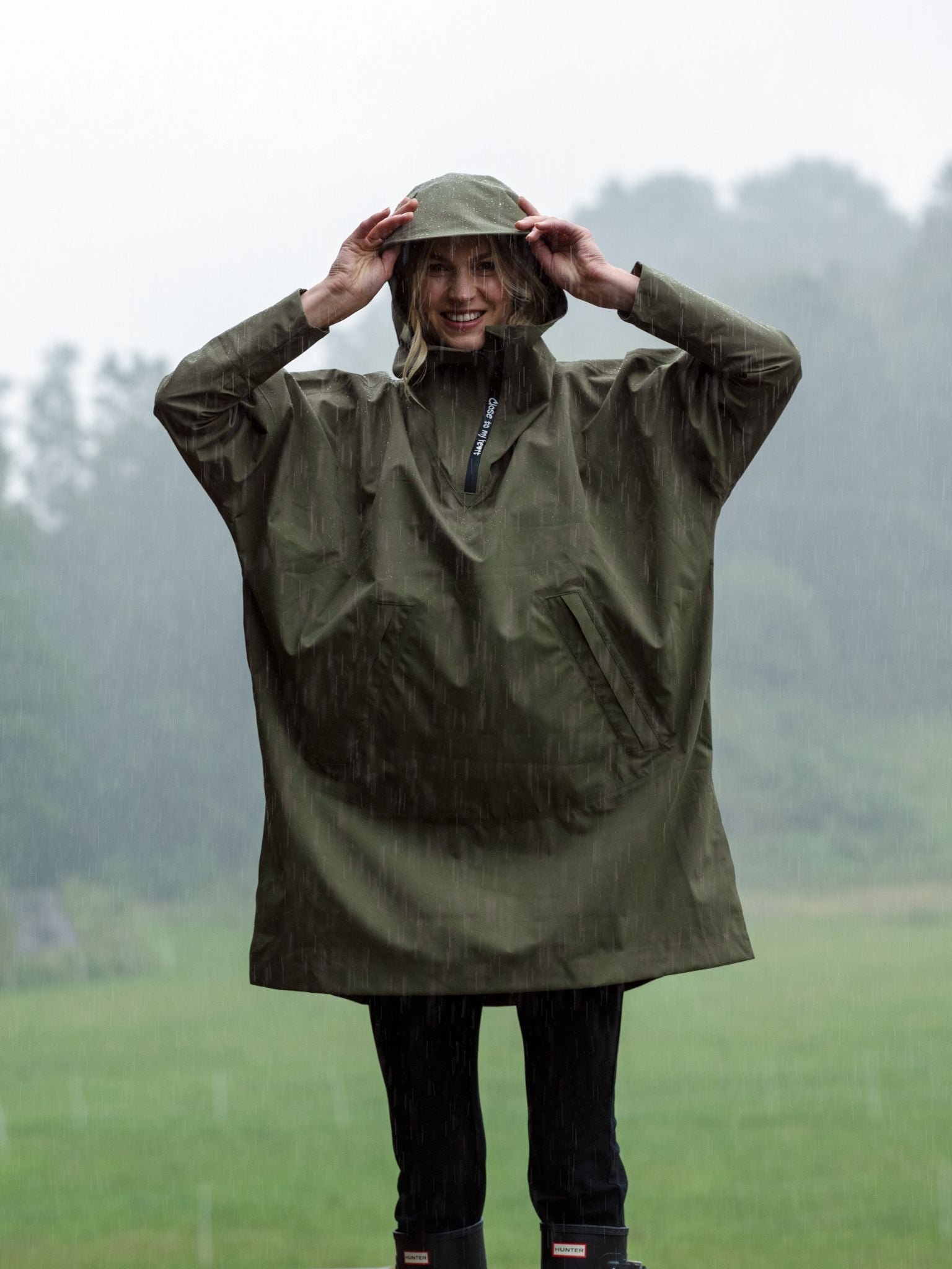 Close to my heart Rain regnponcho - vanntett Poncho Army