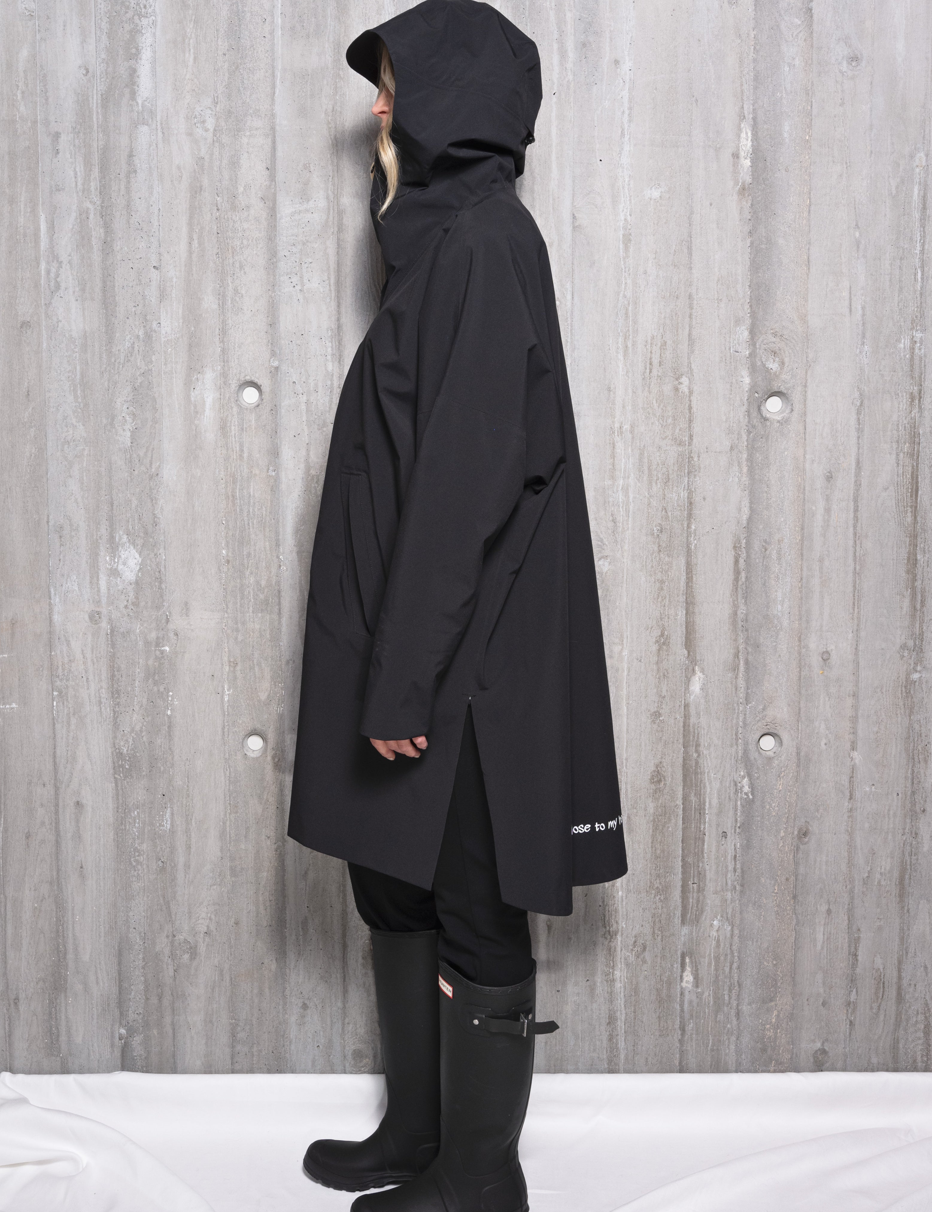 Close to my heart Rain regnponcho - vanntett Poncho Black