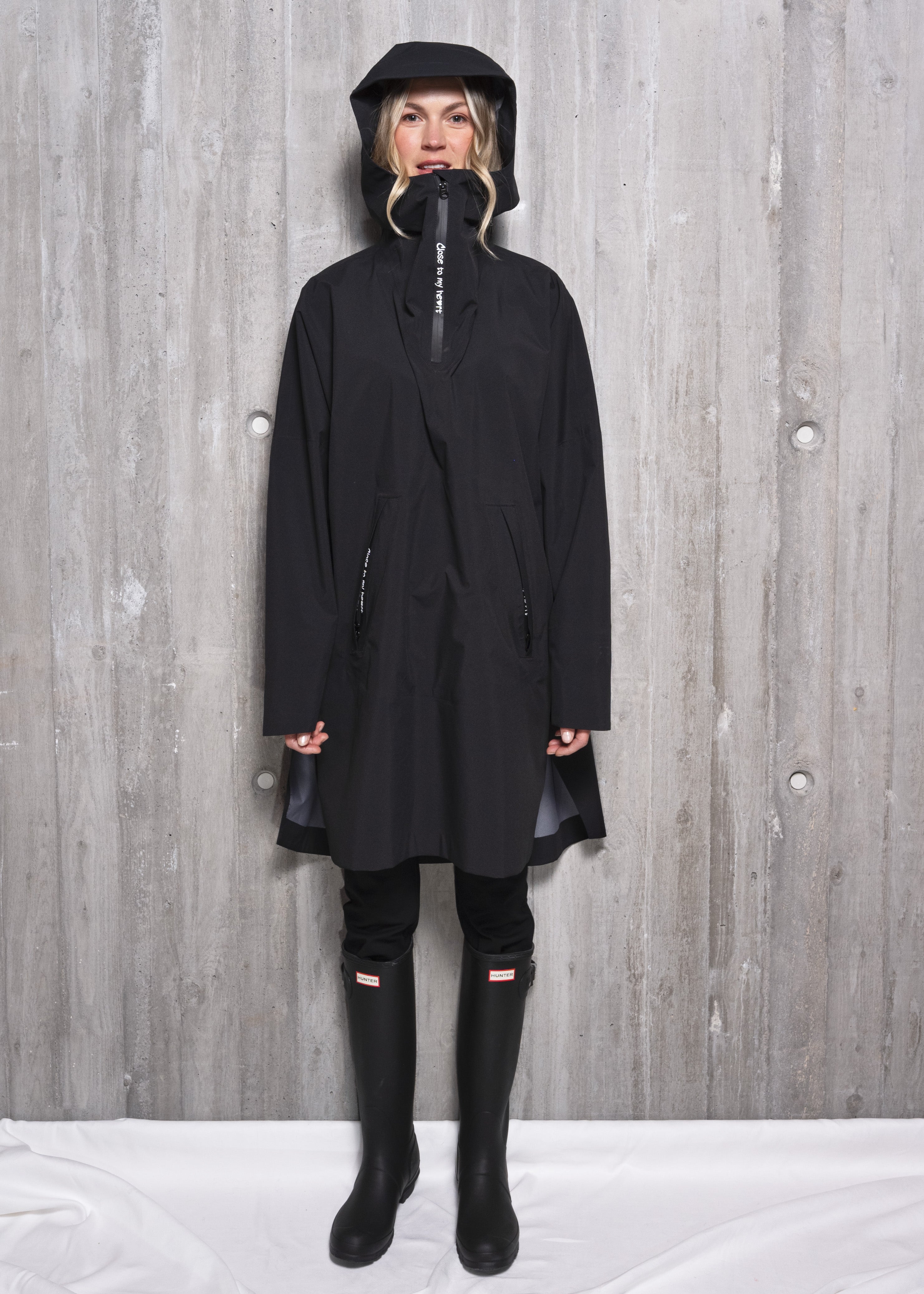 Close to my heart Rain regnponcho - vanntett Poncho Black
