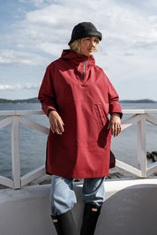 Close to my heart Rain regnponcho - vanntett Poncho Garnet Red