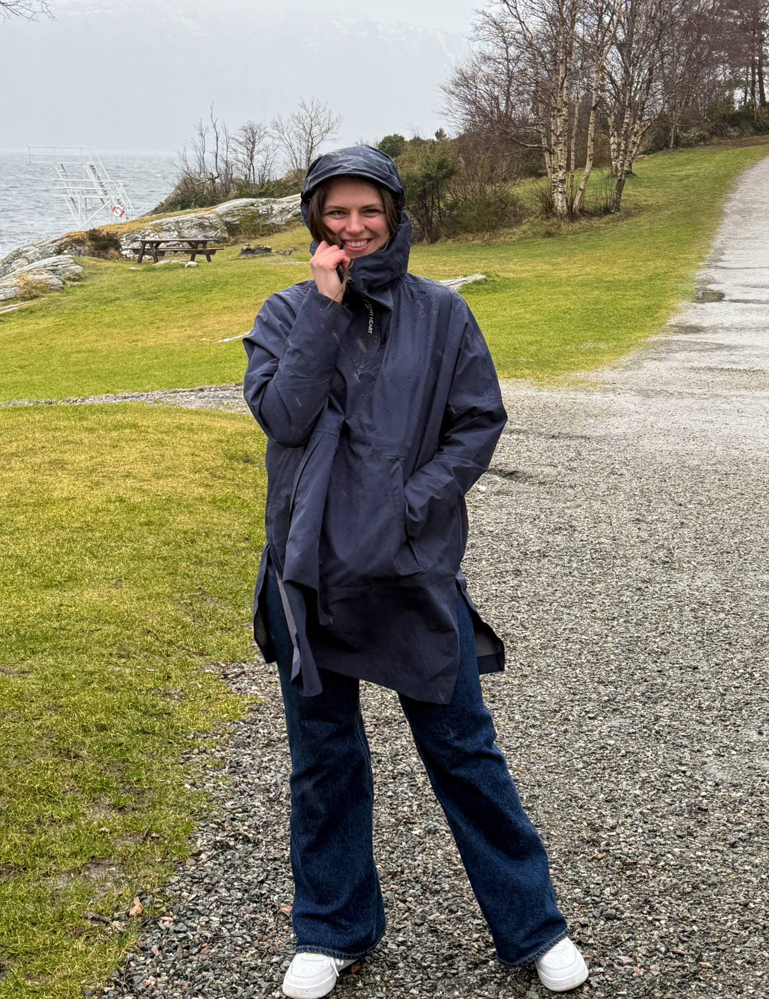 Close to my heart Rain regnponcho - vanntett Poncho Ultra Navy