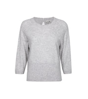 Close to my heart Rhonda sweater Sweater knitted Mist Grey Melange