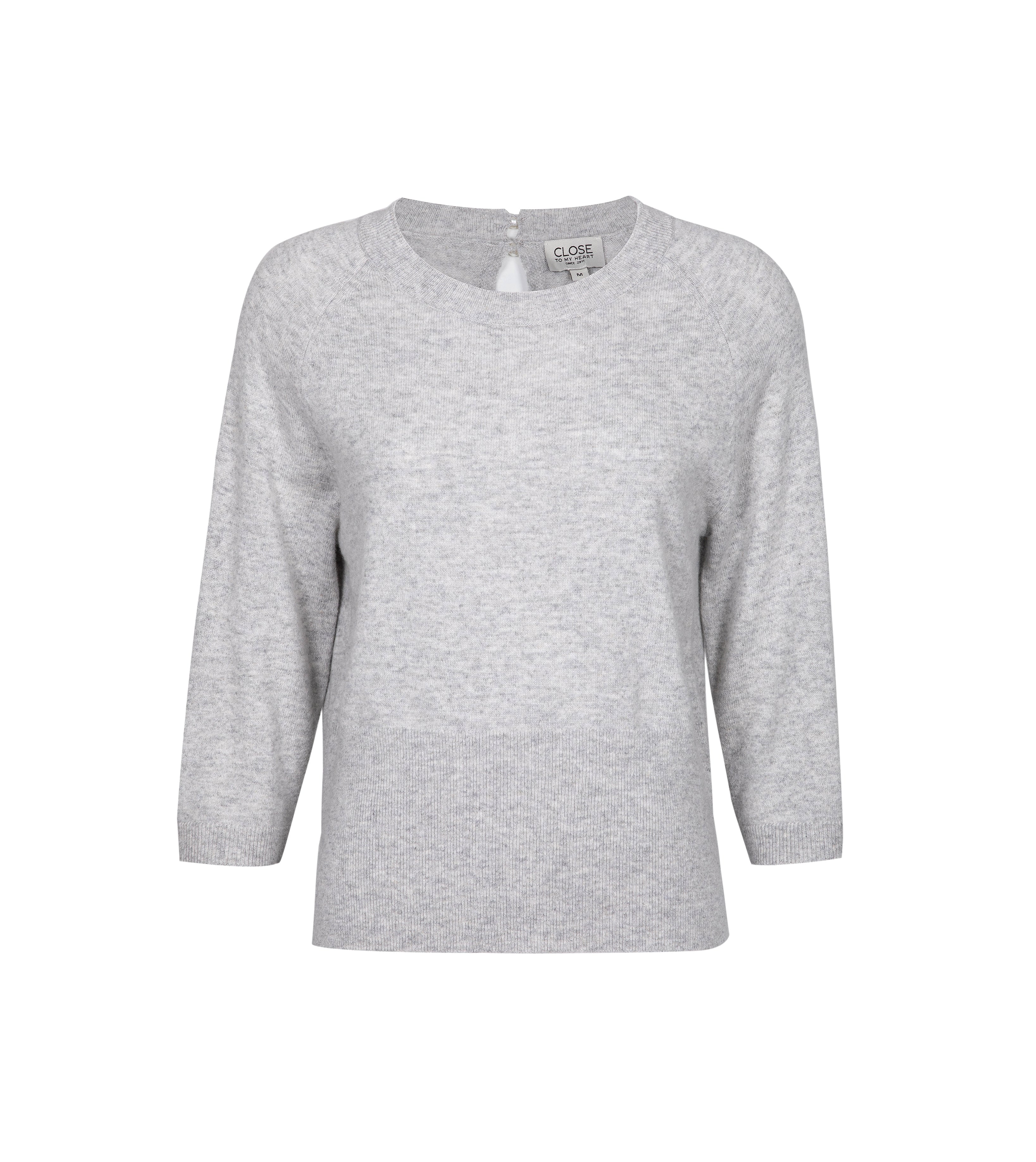 Close to my heart Rhonda sweater Sweater knitted Mist Grey Melange