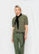 Close to my heart Rikke ull genser kort erm Sweater S/S Moss Green