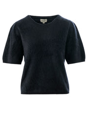 Close to my heart Rikke ull genser kort erm Sweater S/S Black