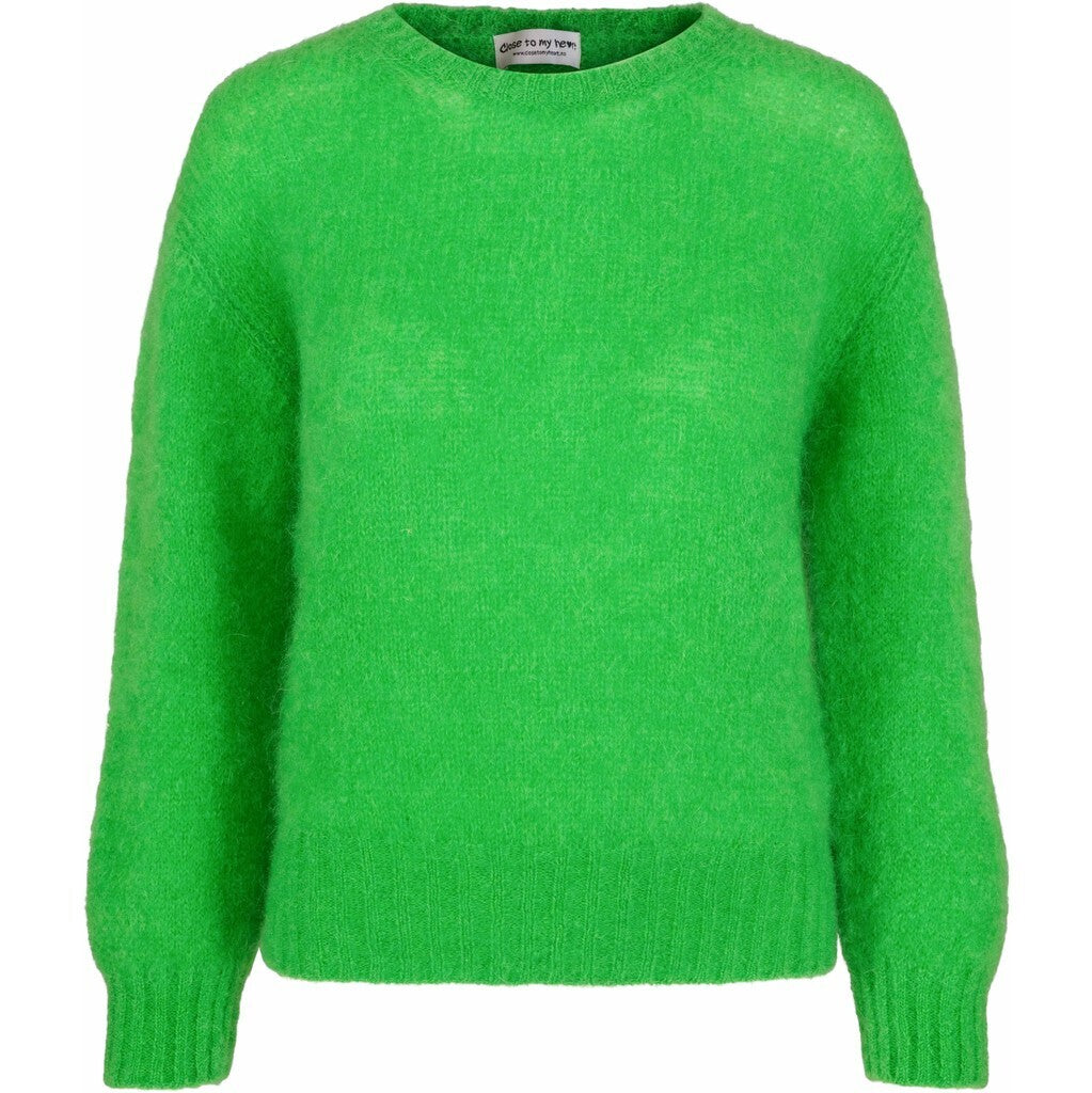 Close to my heart Rosie kid mohair sweater Sweater knitted Greenery