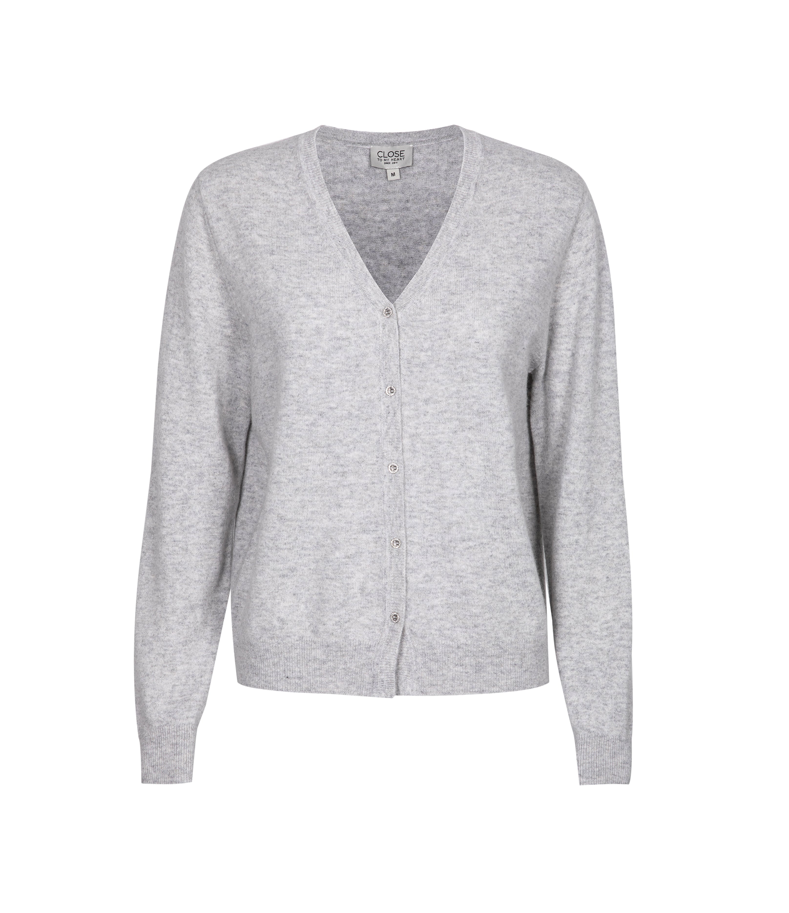 Close to my heart Ruby cardigan Cardigan Mist Grey Melange