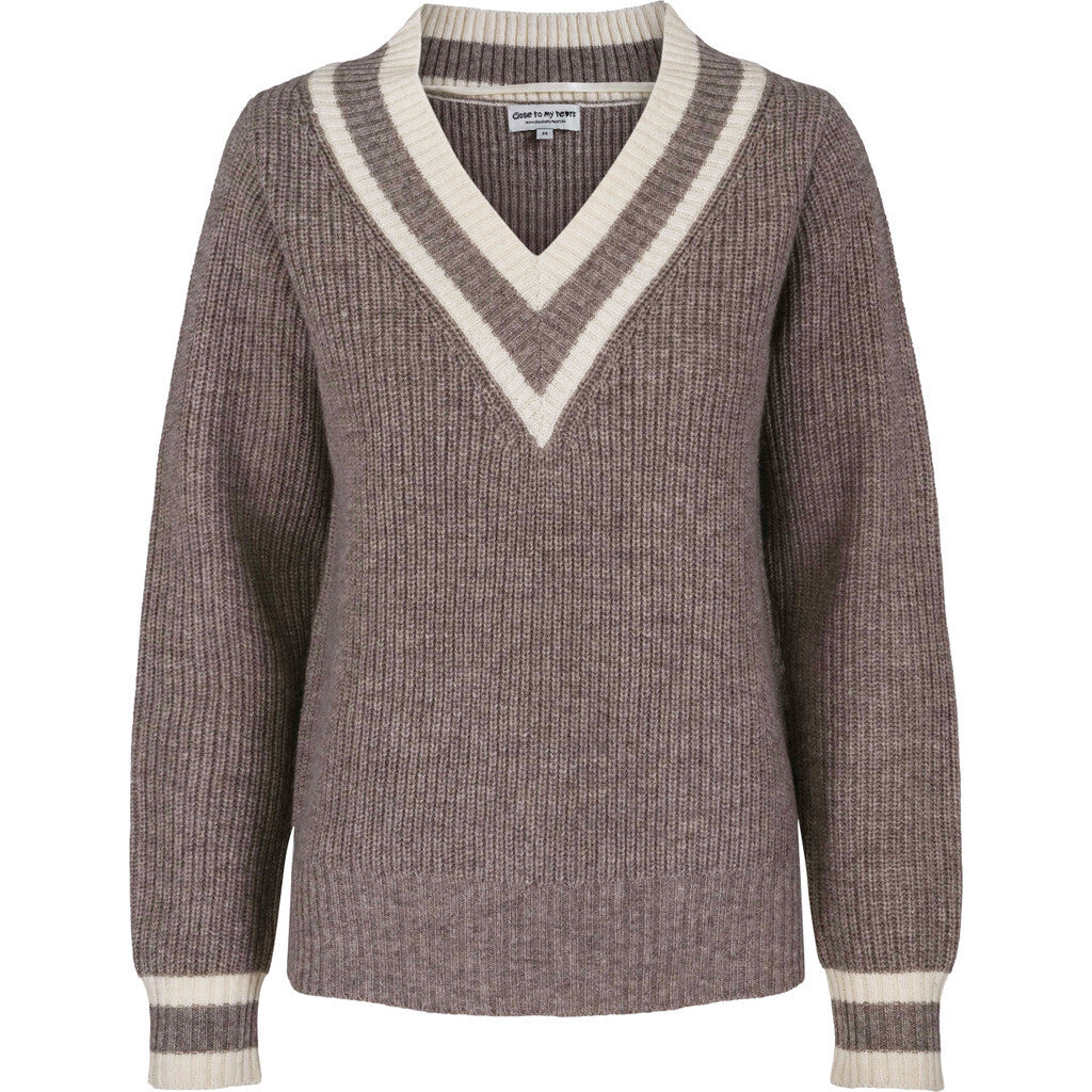 Close to my heart Sadie Sartuul wool sweater Sweater knitted Taupe